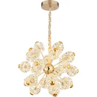 Globo Lampe suspendue Floriella or Ø 65cm