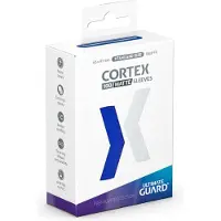 Ultimate Guard Cortex Sleeves de carte extrieure 100 Garnires TCG de taille standard 66 x 91 mm arrire bleu finition mate pas PVC et haute clart sans acide