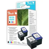 Peach PI300-402 Patrone SparPack HP NR.21XL NR.22XL bk/c Comp.