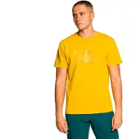 Trangoworld Bayra Short Sleeve T-shirt Jaune S Homme