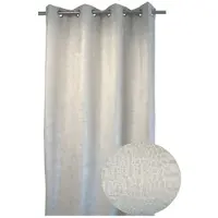 DecoByZorlu Rideaux, stores CROC - Gris - 140x270 cm