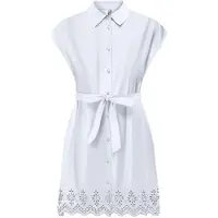 ONLY Lou Life Emb Sleeveless Short Dress Blanc XL Femme