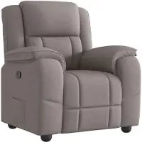 vidaXL Fauteuil relax Taupe Tissu