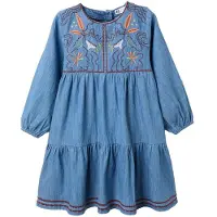 Zippy 3107515901 Long Sleeve Dress Bleu 11-12 Years Fille