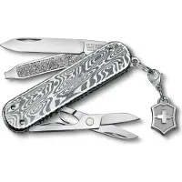 Victorinox Classic SD Brilliant, Damast, 0.6221.34 couteau suisse