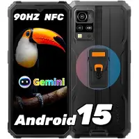 Blackview Téléphone mobile BV4800 SE, 4G, (4 Go + 8 Go extensibles), 5100 mAh, NFC, Noir