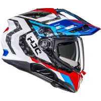 HJC RPHA 60 Dakar Blanc Rouge Bleu Casque Adventure Taille XL