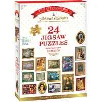 Eurographics Puzzle Calendrier de l'Avent Masterpieces, 24 x 50 pièces, 8924-6042