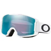 Oakley Line Miner Prizm Snow Ski Goggles Blanc Prizm Iridium Snow Sapphire/CAT3 Enfants