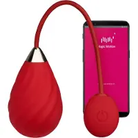 Magic Motion Sundae - Œuf vibrant contrôlé par application (rouge)