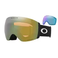 Oakley Flight Deck Pro L Ski Goggles Noir Prizm Sage Gold & Prizm Iced/CAT3+CAT2