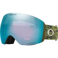 Oakley - Masque de ski - Flight Deck L Fern Flurry Prizm Sapphire - Kaki