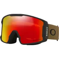 Oakley - Masque de ski - Line Miner L Army Green Corduroy Prizm Torch en Silicone - Marron