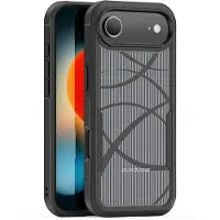DUX Shld Series Robustes TPU und PC Hardcase 3m Fallsicher (Apple iPhone Air), Coque pour téléphone portable, Noir