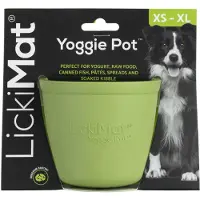 LickiMat Yoggie Pot - Vert