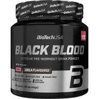 BiotechUSA PreWorkout - - Black blood CAF + (300g) - Saveur Cola