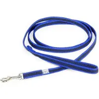 Julius-K9 K9 Laisse Caoutchoutée Bleu 120cm (Chien, Promenade)