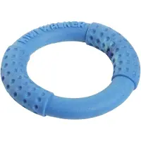 Kiwi Walker Jouet pour chien Anneau bleu, M, Ø 17 cm (Jouet à mâcher pour chiens)