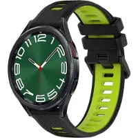 Samsung Bracelet pour montre Galaxy Watch 6 Classic 47 mm - Noir/Vert