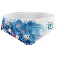Otso Swim Bike Run Wave Swimming Brief Blanc,Bleu XL Homme