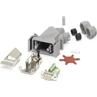 Phoenix Contact Kit Connexion Male Interbus Ip67 9cts, Câble + prise électronique, Gris