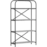 vidaXL Étagère Sonoma gris 80 x 30 x 146 cm Bois d'ingénierie