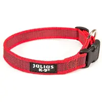 Julius-K9 Collier de chien caoutchouté (L, Chien, Promenade, Sport canin, Travail)