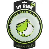 Kiwi Walker Jouet pour chien Glow Ring Maxi, Ø 17 cm (Jouet à mâcher pour chiens)