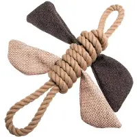 Flamingo Jouet papillon pour chien