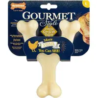 Nylabone Jouet À Mâcher - - Force Maximale - Nylon Durable - Saveur Poulet - Pour Petits Chiens