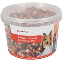 Flamingo Chew´n Mini Bones Mix Dog Snack 1.8kg Clair 1.8kg