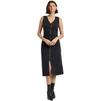 Lee 112370998 Sleeveless Long Dress Noir XS Femme