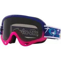 Oakley O-frame Mx Troy Lee Designs Off-road Goggles Bleu Dark Smoked