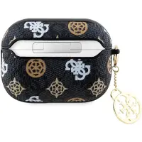 GUESS Airpods Pro 2 Case - Peony on 4G - Black