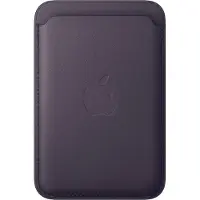 Apple Porte-cartes en tissage fin violet nuit avec MagSafe pour iPhone