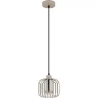Globo Suspension 1 lumière Alfred brun sable Ø 18cm