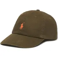 Ralph Lauren pour femme. 211912843006 La casquette chinoise emblématique en coton vert olive (OSFA), Casuel