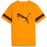 Puma Attacanto Logo Short Sleeve T-shirt Orange 7-8 Years Garçon