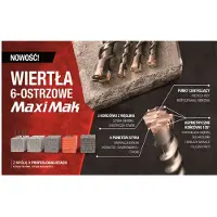 Makita Drill Bit Sds Max 12X 200X 340Mm Maxi Mak 6-Blade