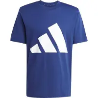 Adidas T-Shirt fonctionnel 'Essentials' bleu foncé / blanc