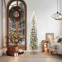 vidaXL Sapin de Noël artificiel Vert 180 cm PVC et acier et plastique
