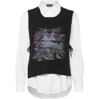 Desigual Pull CHALECO femmes - Multicolore - EU XL