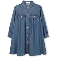 Billieblush U21280 Long Sleeve Dress Bleu 10 Years Fille