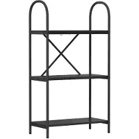 vidaXL Étagère Chêne noir 60 x 30 x 109 cm Bois d'ingénierie