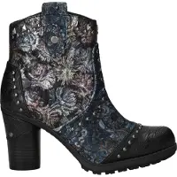 Mustang Boots 'Enkellaarsjes Hak' noir