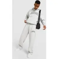 Jordan Pantalon oversize à ourlet fendu Brooklyn Fleece pour homme - Gris | Taille S