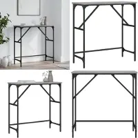 vidaXL Table console chêne sonoma 75x32x75 cm bois d'ingénierie