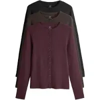 The Set T-shirt brun foncé / bordeaux / noir