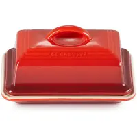 Le Creuset Beurrier, Boîte de conservation, Rouge