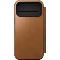 Nomad Étui de télephone portefeuille Modern Leather Folio pour Apple iPhone 17 Pro Max - English Tan